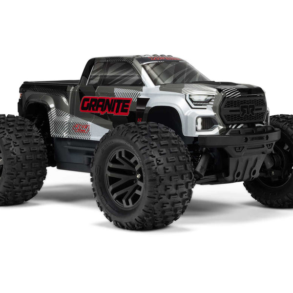 ARA4302V4T3 1/10 GRANITE 223S DSC 4X4 RTR Monster Truck Gunmetal