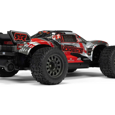 ARA4305V4T1 ARRMA 1/10 VORTEKS 223S BLX 4X4 Stadium Truck RTR with DSC Red
