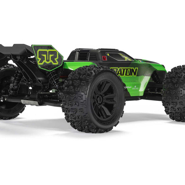 ARA8608V6T3 1/8 KRATON 6S V6 4X4 BLX Speed Monster Truck RTR Green/Black