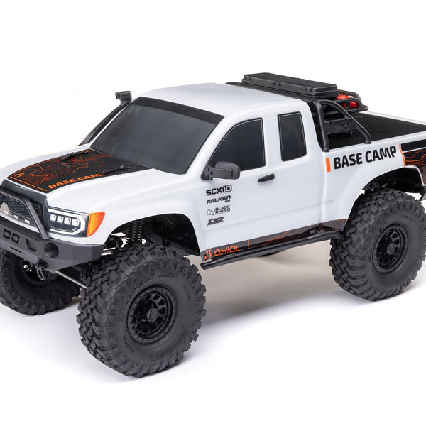 1/10 SCX10 III Base Camp 4X4 Rock Crawler RTR White AXI-1375T1
