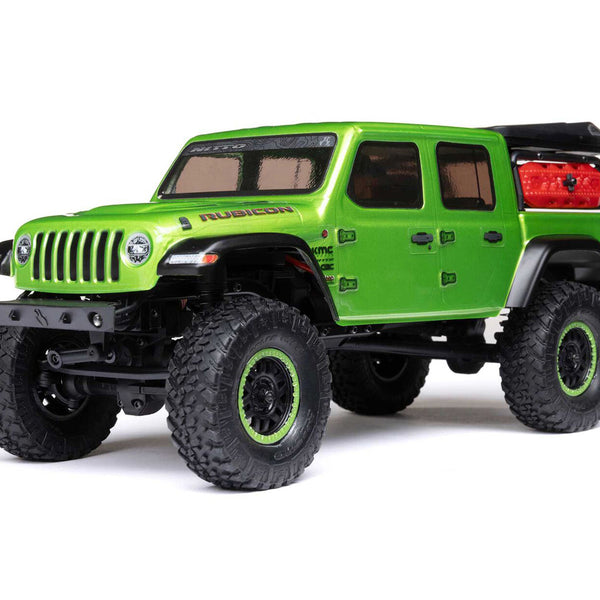 AXI00005V2T3 SCX24 Jeep Gladiator 4WD Rock Crawler RTR, Green