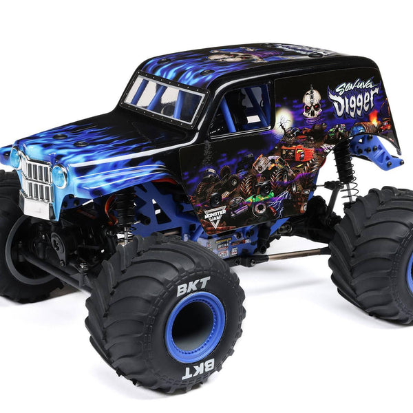 LOS01026T2 LOSI 1/18 Mini LMT 4X4 Brushed Monster Truck RTR, Son-Uva Digger