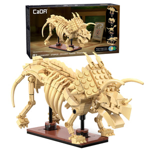 C59013W Dinosaur Fossils: Triceratops - 272 pcs