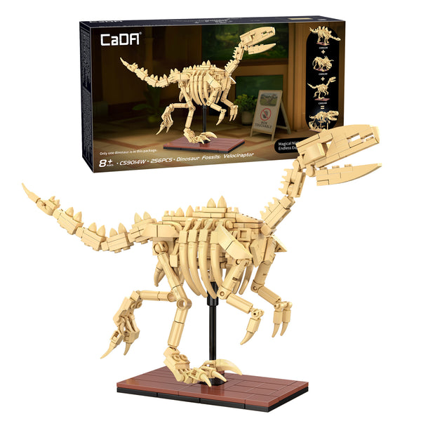 C59014W Dinosaur Fossils: Velociraptor - 256 pcs