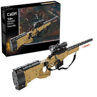 C81053W CADA L96A1 Sniper Rifle Brick Model Gun - 979 pcs