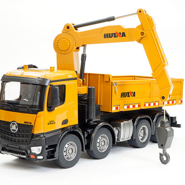 CY1538 HUINA 1:14 RC TIMBER GRAB 2.4G 8-WHEELER DUMP TRUCK