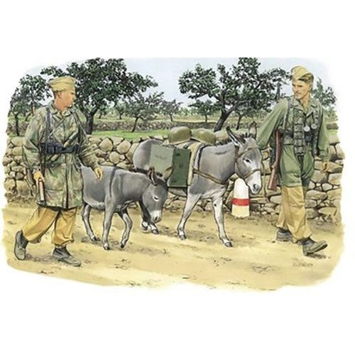 6077 DRAGON 1/35 GERMAN FALLSCHIRMJAGER W/DONKEYS