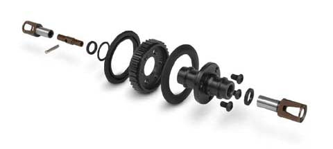 305181 XRAY DELRIN SOLID AXLE COMPLETE SET