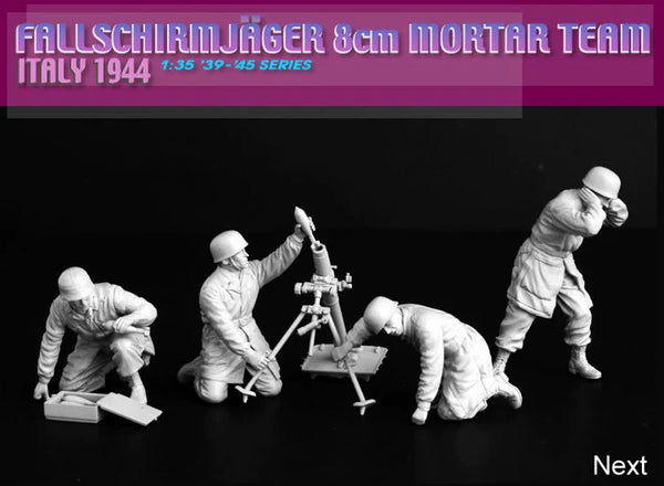 D6215 DRAGON Fallschirmjäger 8cm Mortar Team