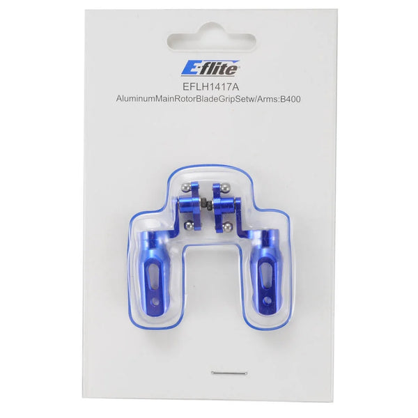 EFLH1417A BLADE 400 ALUMINIUM MAIN ROTOR BLADE GRIP SET WITH ARMS