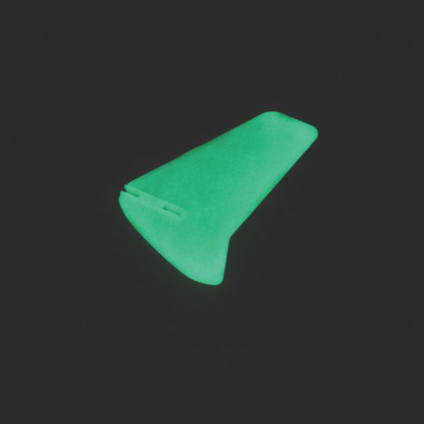 EFLH2228GL BLADE MICRO CX VERTICAL FIN, GLOW IN THE DARK WITHOUT DECALS