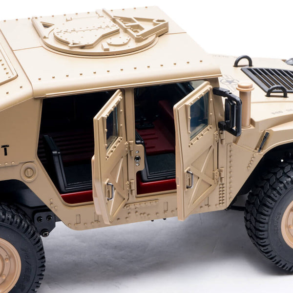 EZ-G2069DS E-ZEE RC 1/16 4WD RC HUMMER MILITARY TRUCK - DESERT SAND