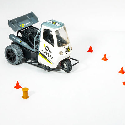 EZ-S810 E-ZEE RC 1/16 TRICYCLE RTR WITH LIGHT,SOUND AND EXHAUST FUNCTIONS