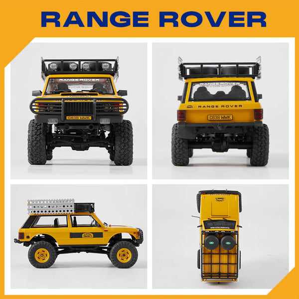 FMS12481RTRYL FMS 1/24TH RANGE ROVER FIRST GENERATION RTR YELLOW