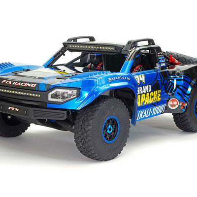 FTX5489BL FTX GRAND APACHE 1/7 BRUSHLESS 8S TROPHY TRUCK - BLUE