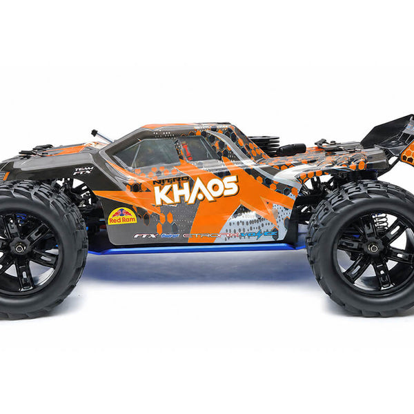 FTX5568O FTX KHAOS 1/10 NITRO 4WD TRUGGY RTR WITH .21 ENGINE ORANGE