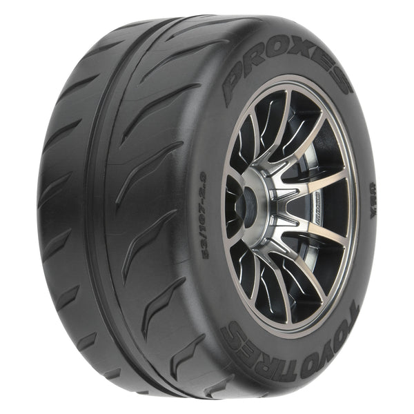 10200-11 PROLINE 1/7 Toyo Proxes R888R S3 Rear 53/107 2.9" BELTED MTD 17mm Sp