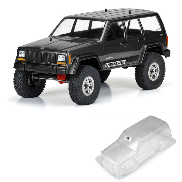 PRO363500 PROLINE 1/10 2001 Jeep Cherokee Clear Body 12.3" (313mm) Wheelbase