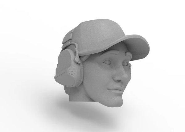 Knight Customs Optic driver head - Jon with headphones