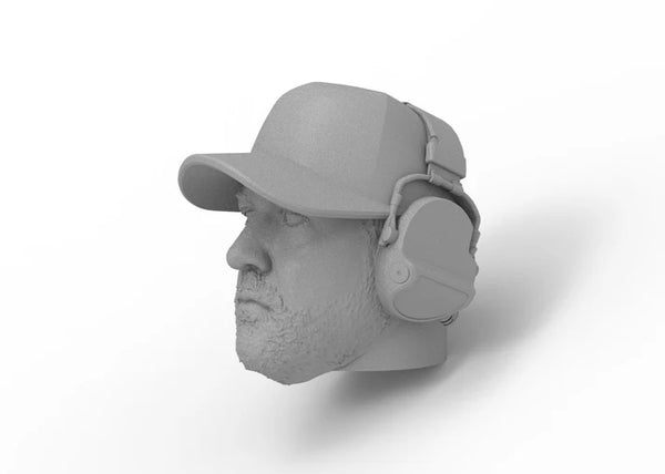 Knight Customs Optic driver head - Josh with headphones