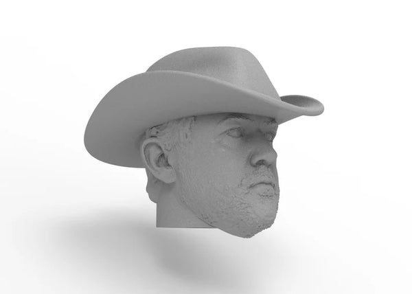 Knight Customs Optic driver head - Josh with cowboy hat
