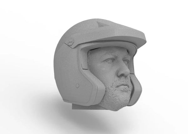 Knight Customs Optic driver head - Josh with rally helmet