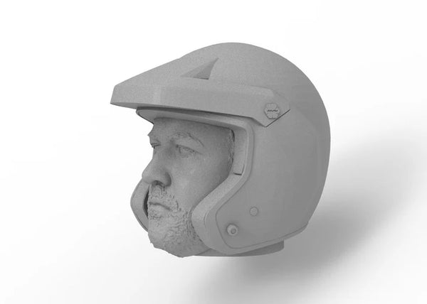 Knight Customs Optic driver head - Josh with rally helmet
