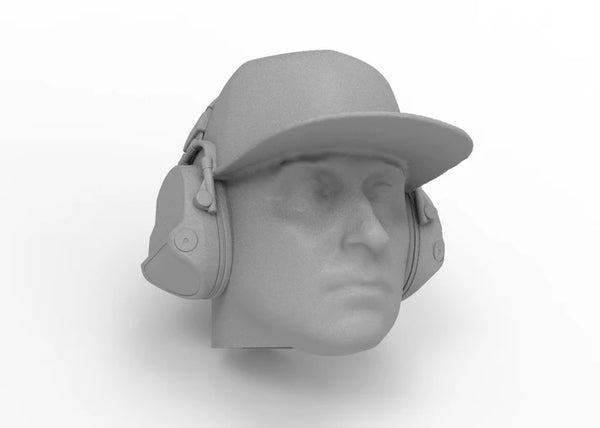 Knight Customs Optic driver head - Matt with headphones
