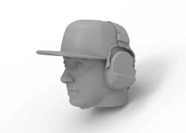 Knight Customs Optic driver head - Reef with cap & headphones