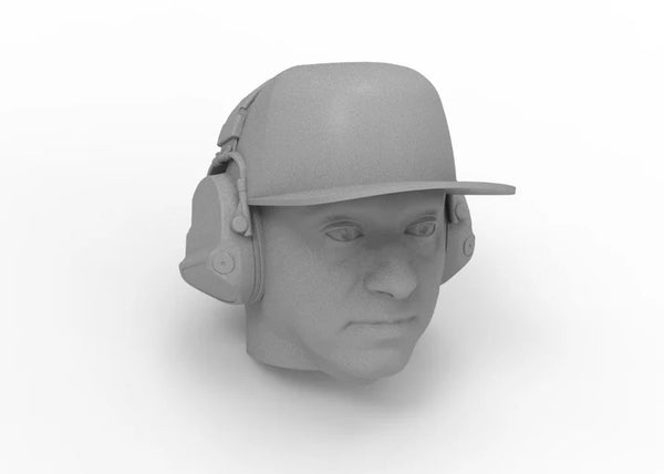 Knight Customs Optic driver head - Reef with cap & headphones