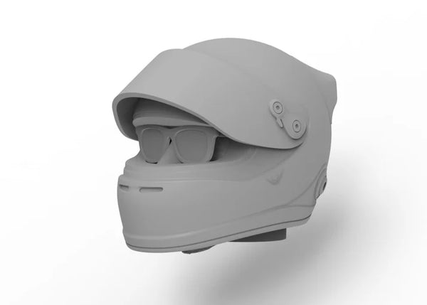 Knight Customs Optic race helmet