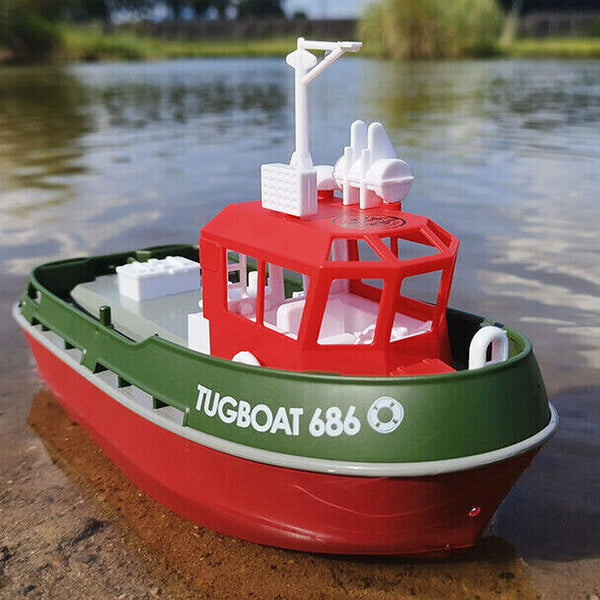HL3800-G HENG LONG 1/72 RTR TUGBOAT 686 2.4GHZ 230MM LENGTH GREEN