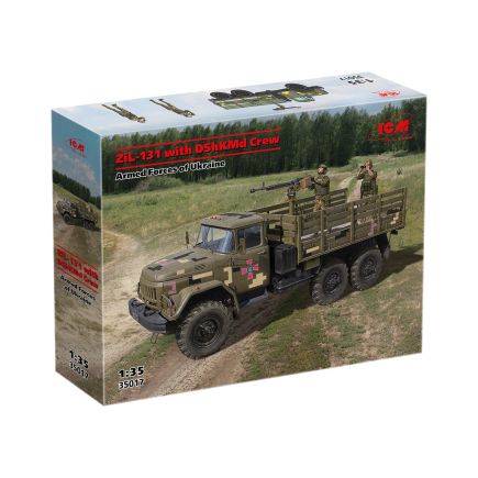 ICM35017  35017 ZiL-131 With DShKMd Crew Plastic Kit