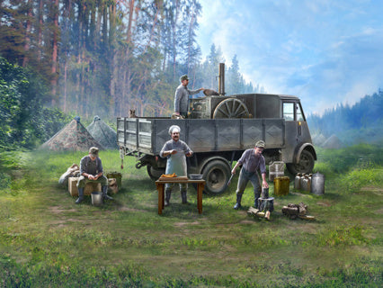 ICM35421 AHN 'Gulaschkanone' Truck with 4 Figures & Accessories