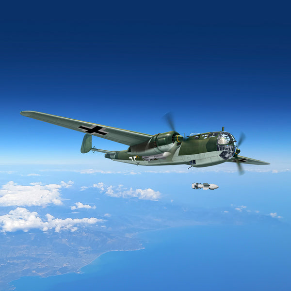 ICM48275 ICM Do 217K-2 with Gliding Bombs Fritz-X, WWII German Bomber