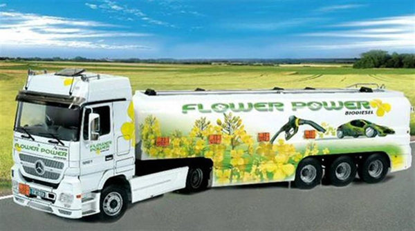 3856 ITALERI Mercedes-Benz Actros & Tank Trailor "Flower Power"
