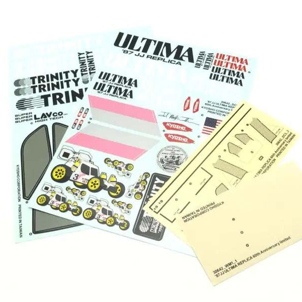 K.UTD001 Decal Kyosho Ultima JJ