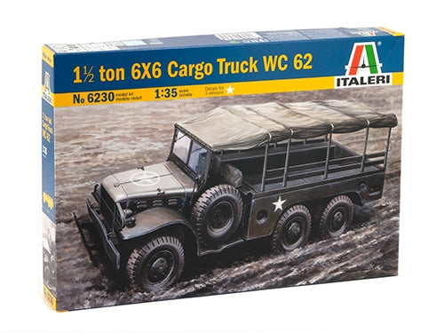 6230 ITALERI 1 1/2 6X6 CARGO TRUCK