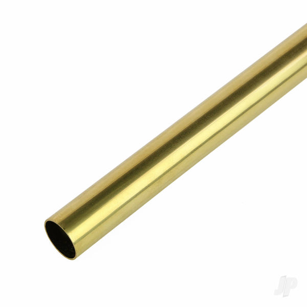 KNS8140 17/32in Brass Round Tube .014in Wall (12in long)