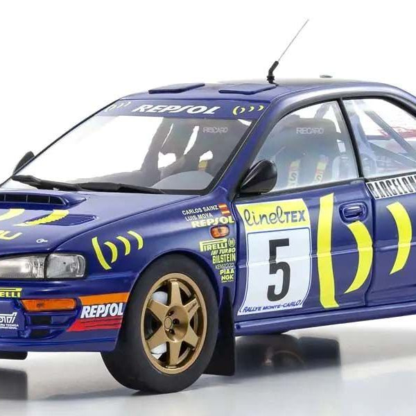 KS08962B Kyosho 1:18 Subaru Impreza Carlos Sainz Winner Monte Carlo 1995 Nr.5