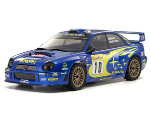 K.34481T1B Kyosho Fazer Rally FZ02-R Subaru Impreza WRC 2002 1:10 Readyset