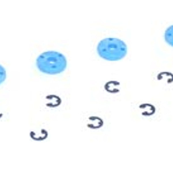 LOSA5048 TEFLON SHOCK PISTONS #54, BLUE (4)