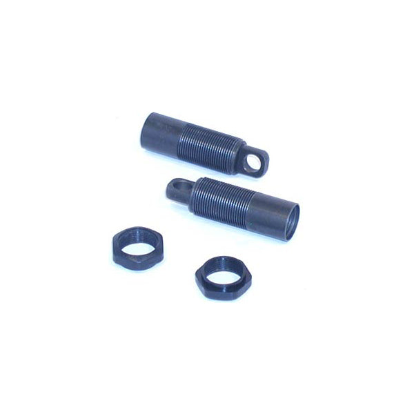 LOSA5054 .6 THREADED SHOCK BODY SET WITH ADJUSTER NUTS (2)