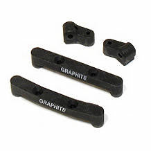 LOSA9748 GRAPHITE FRONT PIVOT SUPPORT SET