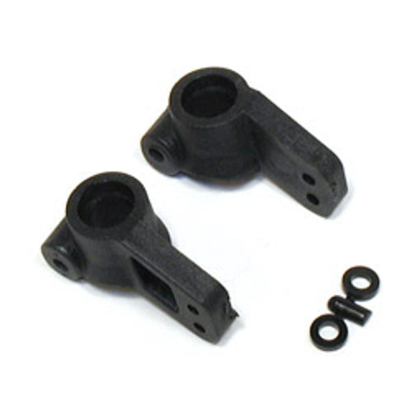 LOSA9807 REAR HUB CARRIER SET (ALL XXX) 1 DEGREE TOE IN