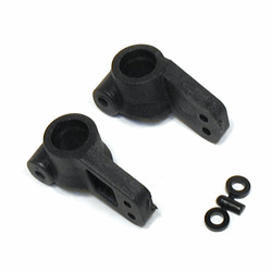 LOSA9808 REAR HUB CARRIER SET (ALL XXX) 2 DEGREE TOE IN