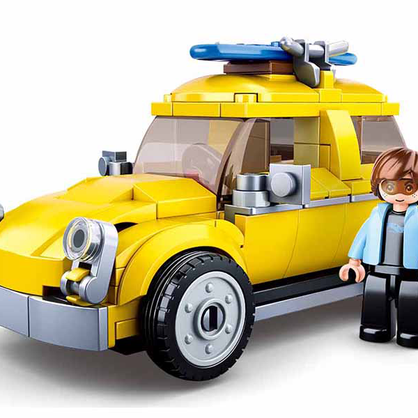 Sluban Model Bricks Beetle Car(176 pcs) M38-B0706C