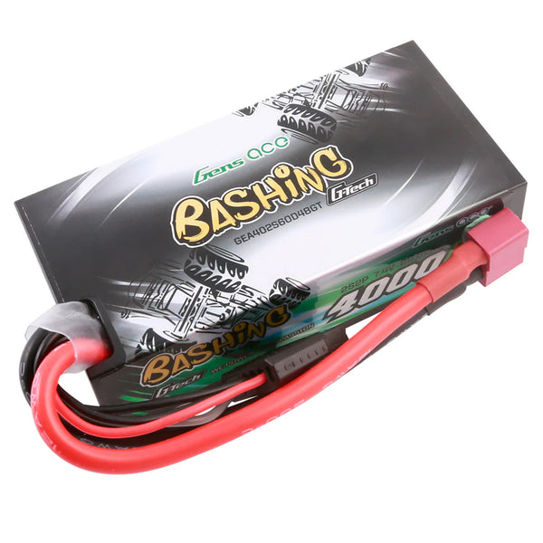 O-GTC2S2P4000-60T Li-Po G-Tech Car Hard Case 2S2P 7.4V 4000mAh 60C Shor T-Type