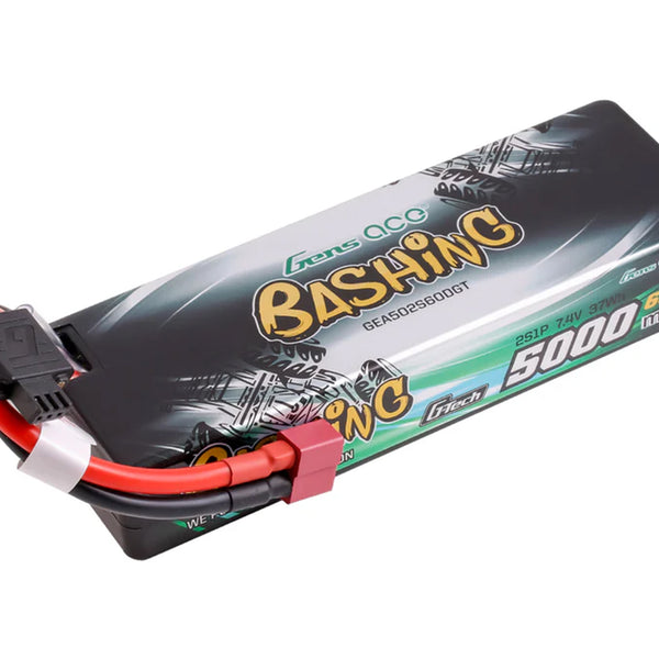 O-GTC2S5000-60T Li-Po G-Tech Car Hard Case 2S 7.4V 5000mAh 60C with T-Type