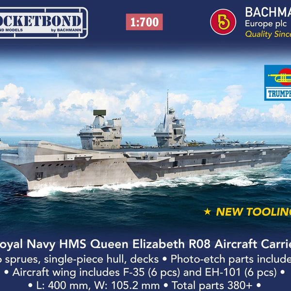 PKTM06751 Trumpeter Royal Navy HMS Queen Elizabeth R08